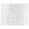 20 Stk. Genanvendelige DIY Ansigt- & Kropsmalings Stencils Sæt