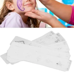 20 Stk. Genanvendelige DIY Ansigt- & Kropsmalings Stencils Sæt