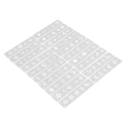 20 Stk. Genanvendelige DIY Ansigt- & Kropsmalings Stencils Sæt