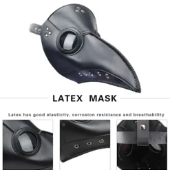 1 stk. Halloween europæisk og amerikansk pestlæge maske cosplay