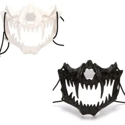 2 stk. Halloween Kostume Masker til Par Style4 Style4