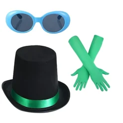 3 stk. Halloween Kostume Tilbehør Sæt til Bogkarakter Cosplay Udklædning