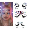 3 stk Halloween Noctilucent Ansigtssten Tattoo Sticker, cosplay