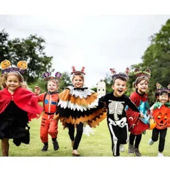10 stk. Halloween pandebånd græskar spøgelse flagermus heks hoved bopper søde tegneserie