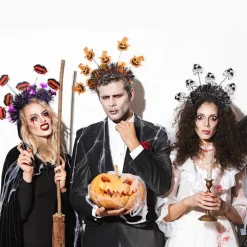 6 stk. Halloween Pandebånd Græskar Edderkop Hårstriber Pandebånd Spøgelsesfestival Feststemningsdekoration 5