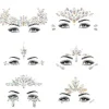 6 stk. Halloween Selvlysende Ansigtssten Tattoo Sticker, cosplay