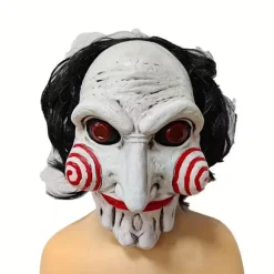 1 stk. Halloween skræmmende uhyggelig latex hovedbeklædning maske festrekvisitter Halloween