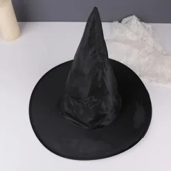 1 stk. Halloween sort heksehat hængende heksehat til Hallowe onesize