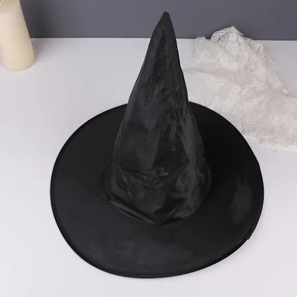 1 stk. Halloween sort heksehat hængende heksehat til Hallowe onesize