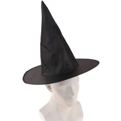 1 stk. Halloween sort heksehat hængende heksehat til Hallowe onesize