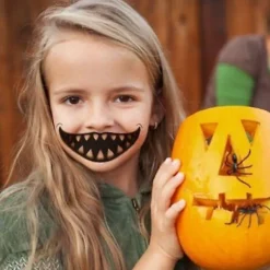 1/12 stk. Halloween Spøg Makeup Midlertidig Tatovering Tattoo stickers 03
