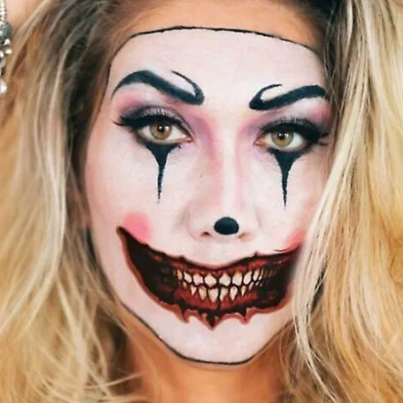 1/12 stk. Halloween Spøg Makeup Midlertidig Tatovering Tattoo stickers 03