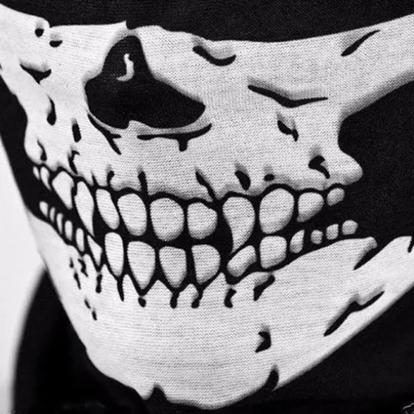 3 stk Halloweenmasker Gyser Skalle Havemaske Skelet Spøgelseshandsker