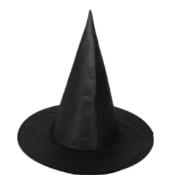 4 stk. heksehatte ┃ Børns Halloween-kostume ┃ Spids sort 34
