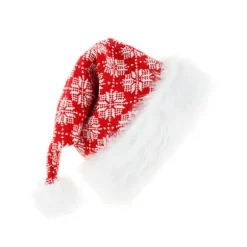 3 stk. Hong Kong Love julelang plyshat Santa Hat julepynt nyt strikket uld julehat