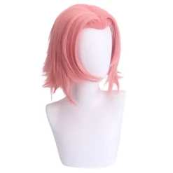 1 stk. Huoying Chunye Sakura Ninja Sakura Røget Pink COS Paryk Ungdom, CJY