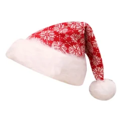 3 stk. Julehat Unisex Voksne Julemand Hatte Glitter Paljetter Chris
