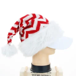 3 stk. Julehat Unisex Voksne Julemand Hatte Glitter Paljetter Chris