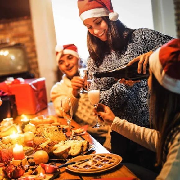 12 stk. Julemandshatte - Julefrokosthatte Udklædning Julehatte eller Julemandskostume til Julekontorfest Julemandshatte Bulk