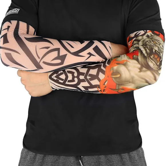 6 stk. Kunst Arm Falske Tatovering Ærmer Cover Til Unisex Fest Cool Mand Kvinde Mode Tatoveringer & Kropskunst Midlertidig Vandtæt