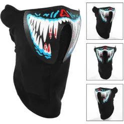 1 stk LED-belyst maske, CJY