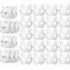 30 stk. Maskerade Blanke Maske Kattemasker Kostume Cosplay Maske DIY Umalede Kattemasker