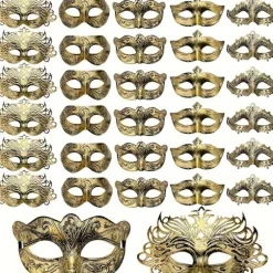 30 stk. maskerademasker, velegnet til Valentinsdag-kostumefester 30pcs