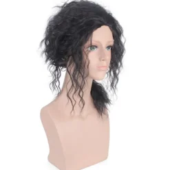 1 stk. Michael Jackson COS paryk mand konge MJ sort mode flot