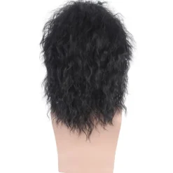 1 stk. Michael Jackson COS paryk mand konge MJ sort mode flot