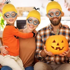 4 stk. Minions Halloween Kostumetilbehør til Voksne-FA- Black