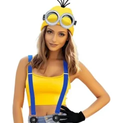 4 stk. Minions Halloween Kostumetilbehør til Voksne-FA- Blue
