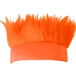 1 stk. Orange Håret Pandebånd Hat til Graduation Skoleånd Sportsbegivenheder Tailgate Parties Halloween Kostume Tilbehør