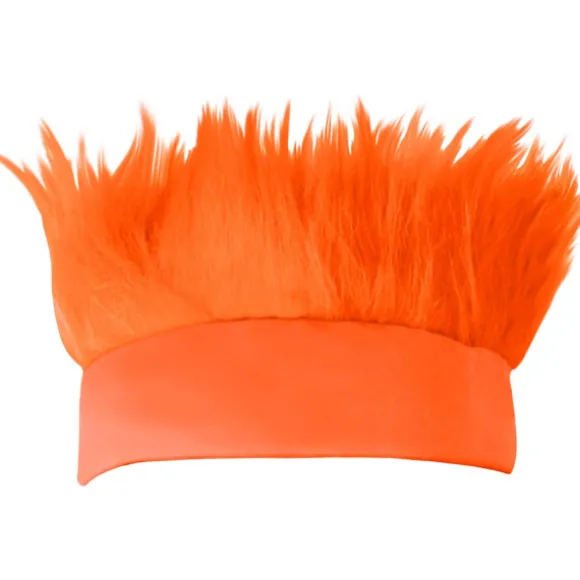 1 stk. Orange Håret Pandebånd Hat til Graduation Skoleånd Sportsbegivenheder Tailgate Parties Halloween Kostume Tilbehør