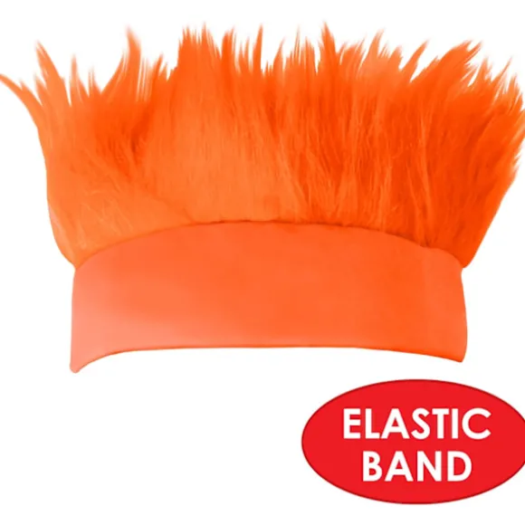 1 stk. Orange Håret Pandebånd Hat til Graduation Skoleånd Sportsbegivenheder Tailgate Parties Halloween Kostume Tilbehør
