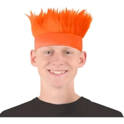 1 stk. Orange Håret Pandebånd Hat til Graduation Skoleånd Sportsbegivenheder Tailgate Parties Halloween Kostume Tilbehør