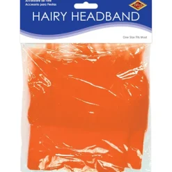 1 stk. Orange Håret Pandebånd Hat til Graduation Skoleånd Sportsbegivenheder Tailgate Parties Halloween Kostume Tilbehør