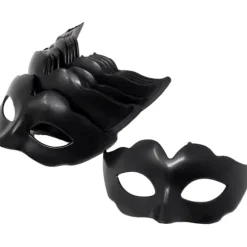 12 STK Plast Mini Maske Nadver Lille Maskerade Maske Dekorativ kage