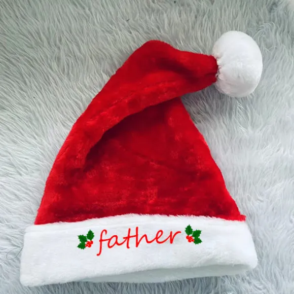 3 stk. Plys Julehue Familie Kort Plys Julehue Julepynt