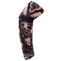 4 stk. punk kranie tribal tro totem anti-UV ærmer hip hop