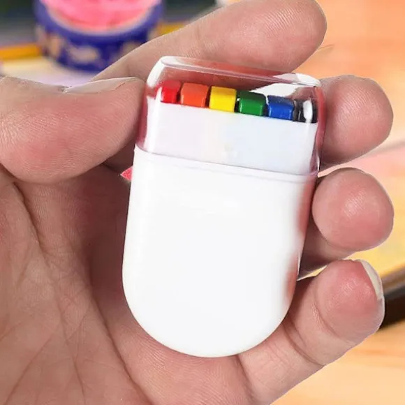 1 stk. regnbue ansigts- og kropsmaling Pride Flag farve ansigtsmaling stick farverig stribe fan stick kropsmarkører til marcher, begivenheder, festivaler, cosplay | Fyndiq