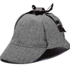 1 stk. Sherlock Holmes Detektiv Beret Unisex Cosplay Tilbehør (d-583-a)-r (FMY) grey
