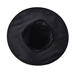 3 stk. Sorte Halloween Hatte Oxford Klud Troldmand Hat Makeup Kostume