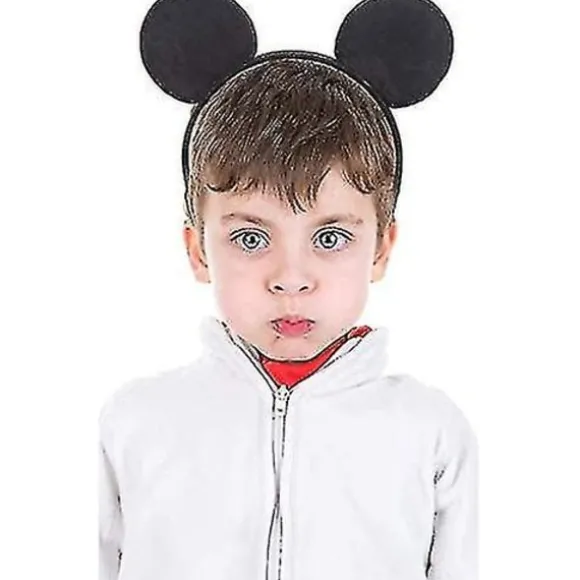 10 stk. sorte Mickey Mouse-ører til voksne/børns udklædningskostume, pandebånd tilbehør