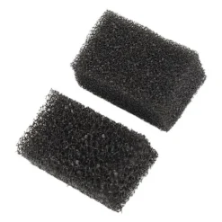 2 STK Stipple Svampe Ar Stubbe Skæg Fregne Specialeffekter Halloween Makeup Svampe til Teater Cosplay Sort