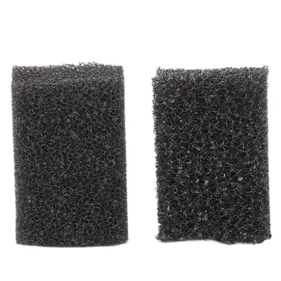 2 STK Stipple Svampe Ar Stubbe Skæg Fregne Specialeffekter Halloween Makeup Svampe til Teater Cosplay Sort