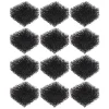 12 stk. Stipple Svampeblok Halloween Makeup Blodsvamp Specialeffekter Makeup Svamp til Skægstubbe Blå Mærker Blødende Effekt Overdimensioneret Hul
