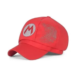2 stk. Super Mario Luigi Hat-børnetøj - velegnet til karneval og cosplay 52-54 cm G (FMY)