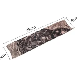 6 stk. Tatovering Armærmer Lange Ærmer Tatovering Solbeskyttelse