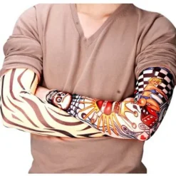 6 stk. Tatovering Armærmer Lange Ærmer Tatovering Solbeskyttelse