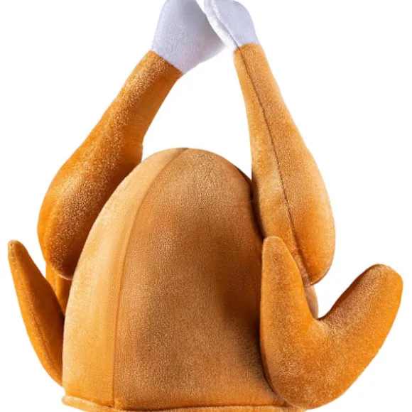 2 stk. Thanksgiving Stegte Tyrkehuer, Halloween Nyhedshuer til Børn Kvinder & Mænd, Thanksgiving Party Favor Forbrugsvarer, Thanksgiving Kostume